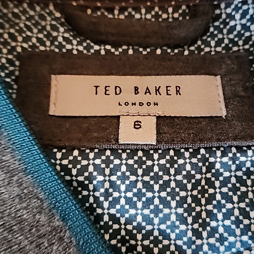 Ted Baker London  Full Zip Dark Gray Sweatshirt  Jacket